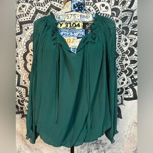 ❌❌❌ SOLD LPH❌❌❌Express Long Sleeve Sheer Blouse NWT